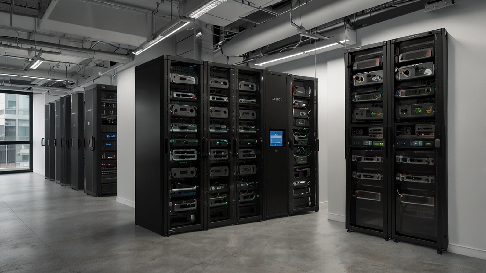 Celestica Toronto headquarters with AI server racks in foreground, highlighting 22% Q3 2025 revenue growth to $2.65B and new TSX share buyback program