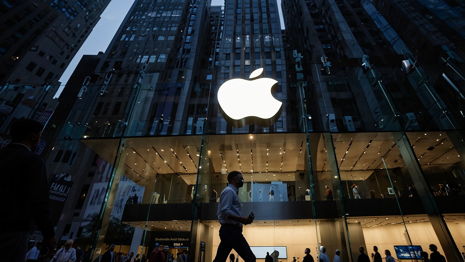 Apple shares rise over 4% on Nasdaq after Q4 2025 earnings beat with iPhone 17 AI sales and services growth in Cupertino USA